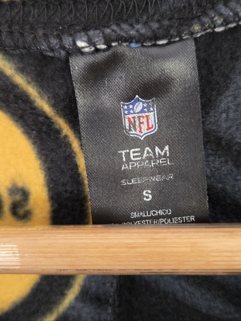 NFL Pittsburgh Steelers Fleece Onesie Footed Pajamas Small - Picture 5 of 6